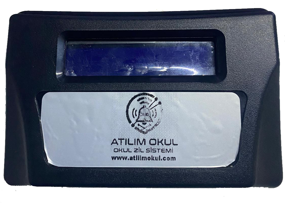 Okul Zil Sistemi - Akıllı Nöbet Paneli